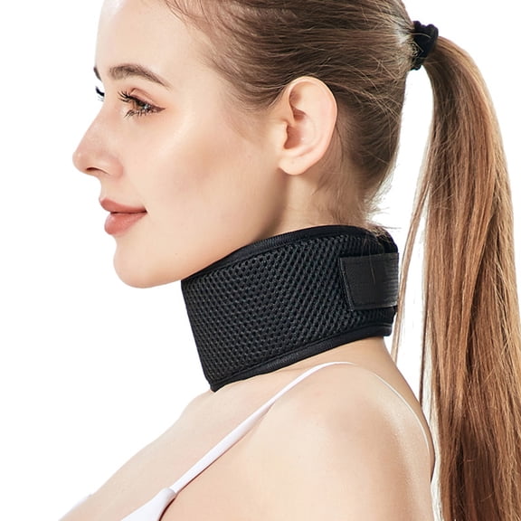 MANNYA Neck Support Brace Strap Adjustable Neck Stretcher Cervical Collar Neck Guard