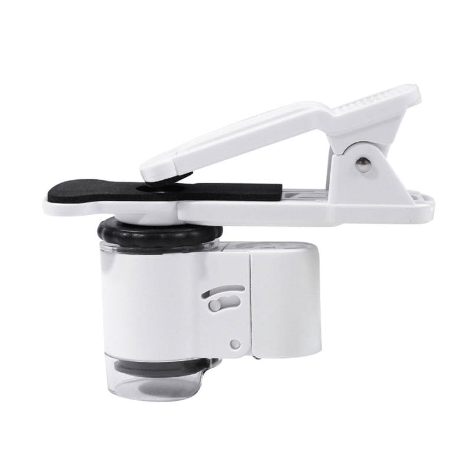 MANNYA Phone Microscope 45X Magnifying Glass with LED UV Light for Jewelry Detection