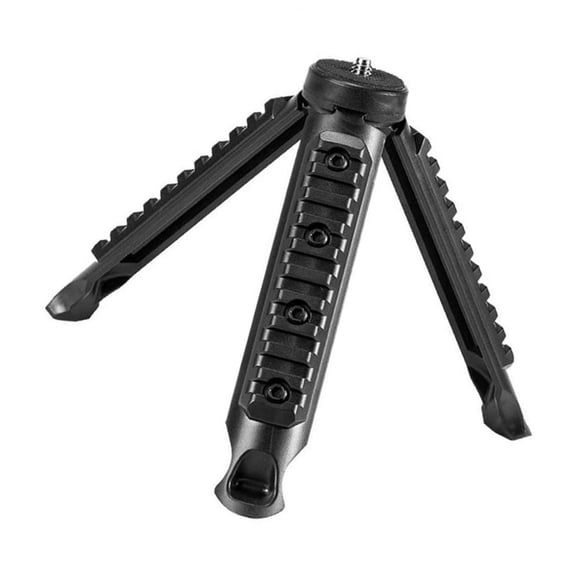MANNYA Portable Foldable Tripod Base Flashlights Holder for Keychain Torches Small Flashlights Camping Gear Accessories