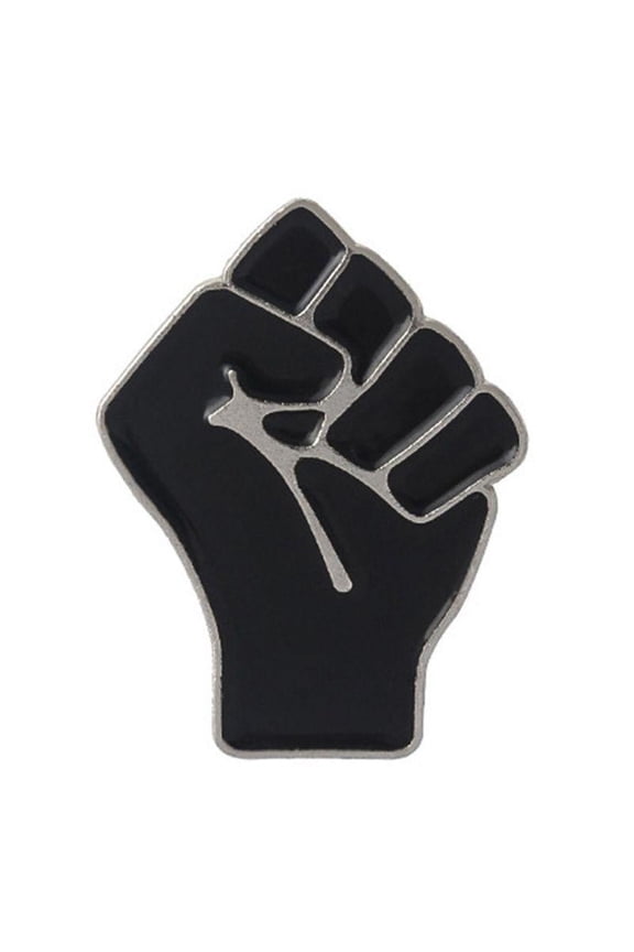 Raised Fist Enamel Brooch Badges Black Lives Matter Solidarity Symbol Unity Lapel Pin Button Jewelry for Jacket Backpack Bag Hat Tops