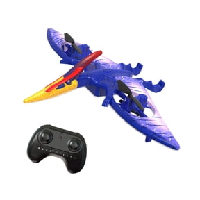 MANNYA Remote Control Glider Aircraft Simulation Pterosaur Airplane Toy 4 Axis LED Flight Easy Operation R/C Jet for Beginners
