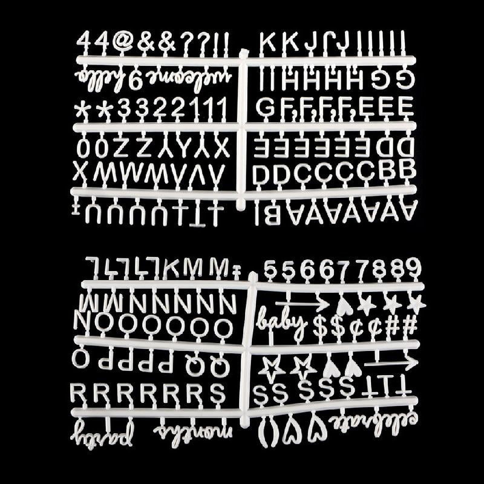 MANNYA Removable Display Letter Board For Felt English Alphabet Message ...