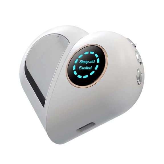 MANNYA Rotating Intelligent Sleep Device Double Frequency Mode Ergonomic Ovals Heart Shape Design Portable Anxieties Relief Too