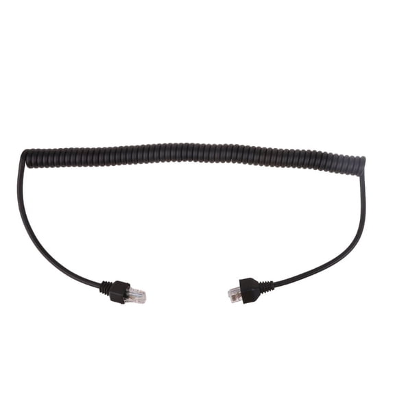 MANNYA Speaker Mic WalkieTalkie Speaker Cable RJ45 Mic Cable For FT450 FT817