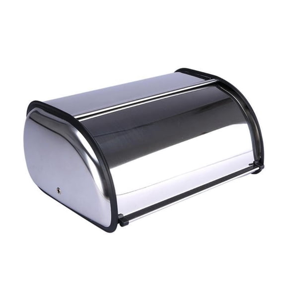 MANNYA Stainless Steel Bread Box with Lid Sealing Organization for Case Desktop