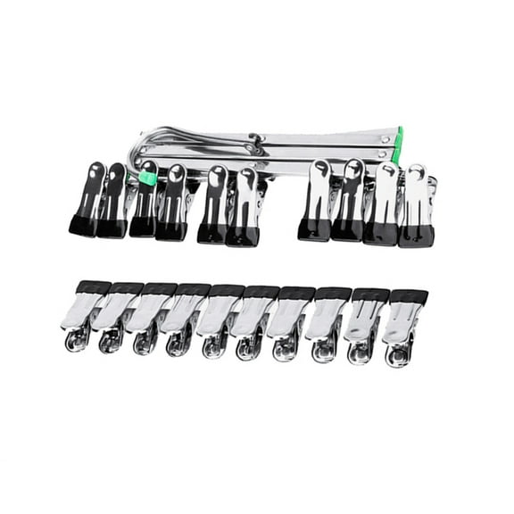 MANNYA Stainless Steel Film Drying Rack 35mm 120 Film Drying Hanging Rack Stainless Steel Film Hanger Windproof with 10 Clips