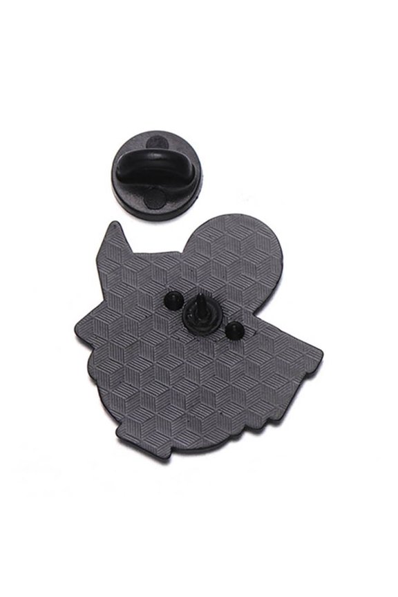 Unique Alien Badge Pin Stylish Newspaper Reading Alien Pin Eye Catching Brooch Alloy Perfect for Daily Life