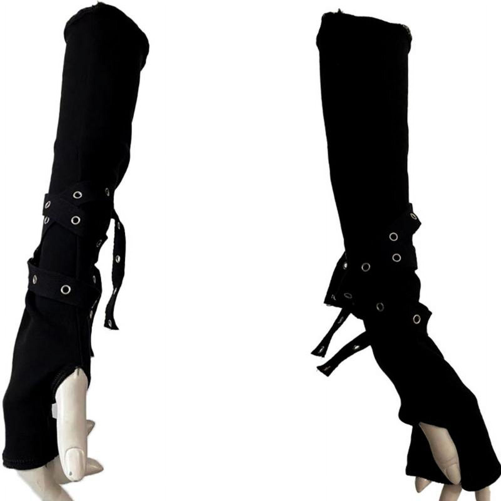 MANNYA for Sun for Protection Gloves Unisex Arm Sleeves Punk Gothic