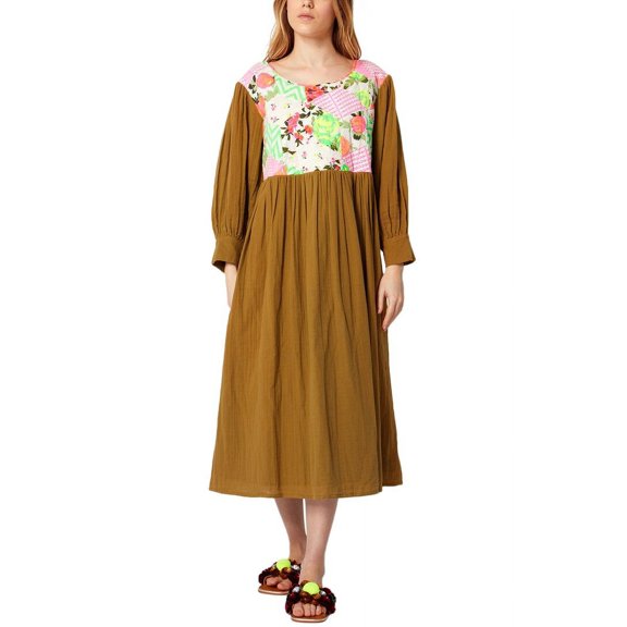 MANOUSH Women's Dress, 38, Cotton