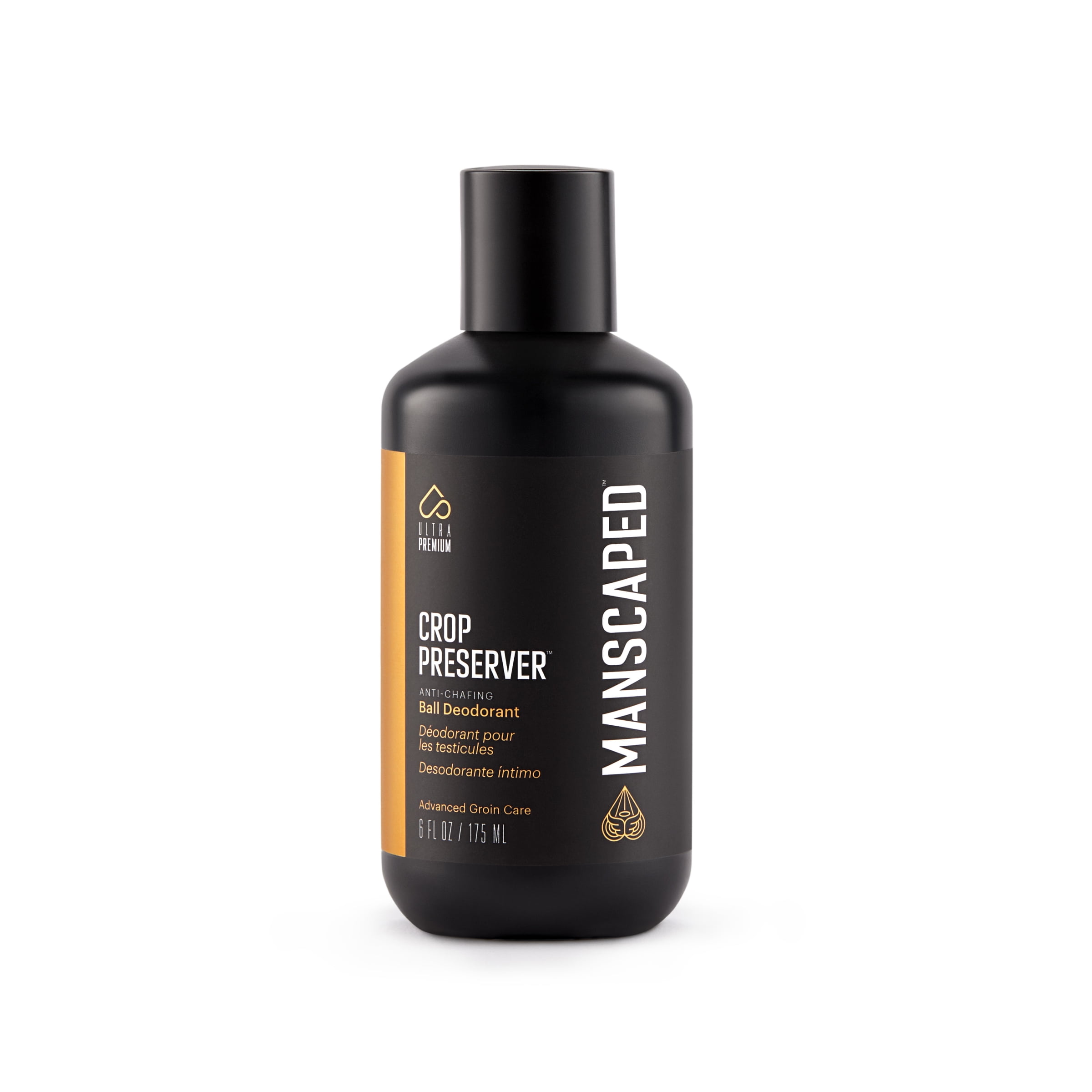 MANSCAPED Crop Preserver, Anti-Chafing Men's Groin Deodorant Lotion, 6 oz