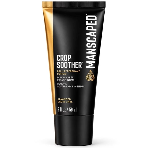 MANSCAPED 2 fl oz Crop Soother Groin Grooming Aftershave Lotion, Fragrance-Free