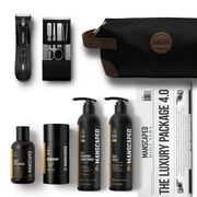MANSCAPED  The Luxury Package 4.0 Includes The Lawn Mower  4.0 Electric Trimmer, The Shears 2.0 Nail Kit, Crop Preserver , Deodorant, Body Wash, 2-in-1 Shampoo & Conditioner, The Shed Toiletry Bag