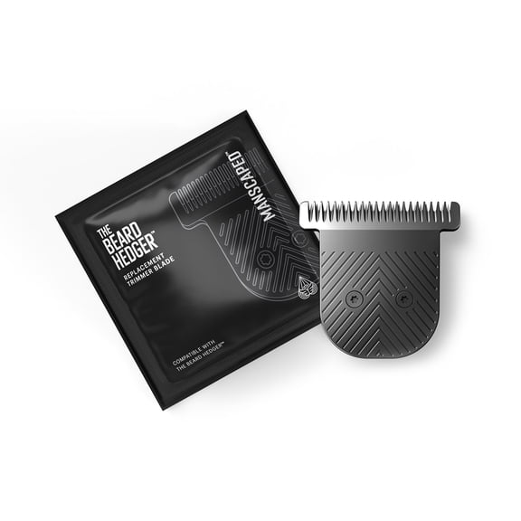 MANSCAPED® The Beard Hedger® Replacement SkinSafe® Trimmer Blade, Premium Stainless Steel T-Blade, 1 Count