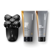 MANSCAPED  The Dome Shaver  PRO Package - Head Shaver for Bald Men, Head & Face Power Shave Gel, Dome Soother Aftershave Lotion
