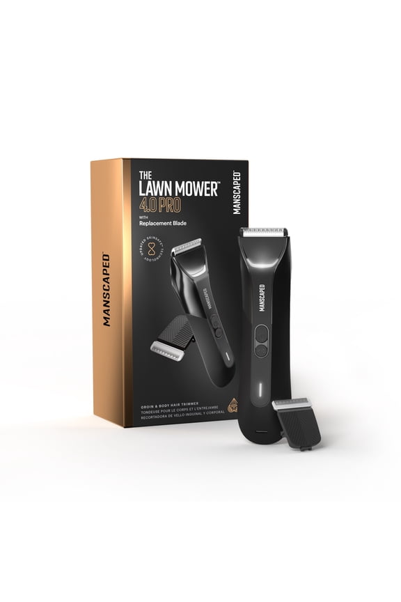 The Lawn Mower 4.0 Pro Men's Groin and Body Hair Trimmer with SkinSafe Blade, Multipack Quantity 1