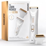 MANSCAPED  Lawn Mower  5.0 Ultra Mens & Womens Electric Groin Shaver, Body & Pubic Hair Trimmer with SkinSafe  Technology, White Hot