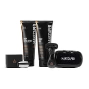 MANSCAPED  The Ultra Smooth Package, Male Shaving Bundle, Includes The Crop Shaver  Groin Razor with Replacement Blades , Crop Gel  Ball Shaving Gel, and Crop Exfoliator