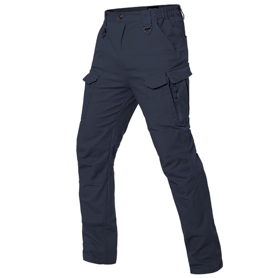 MANSDOUR Men's Flex Work Pants Lightweight Cotton Stretch Outdoor Hiking Cargo Pants