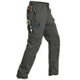 thumbnail image 1 of MANSDOUR Men's Stretch Ripstop Tactical Pants Water Resistant Flex Cargo Pants Lightweight EDC Operator Work Utility Pants Dark Gray 32x30, 1 of 8