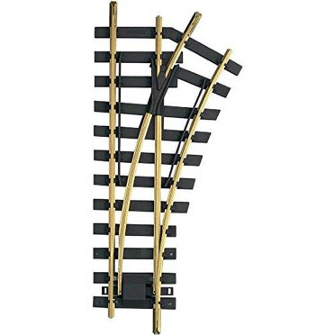 PIKO 35227 G Scale Right Hand Manual Switch Turnout Track – R7 22.5° – New 2025 Release – Made In Germany