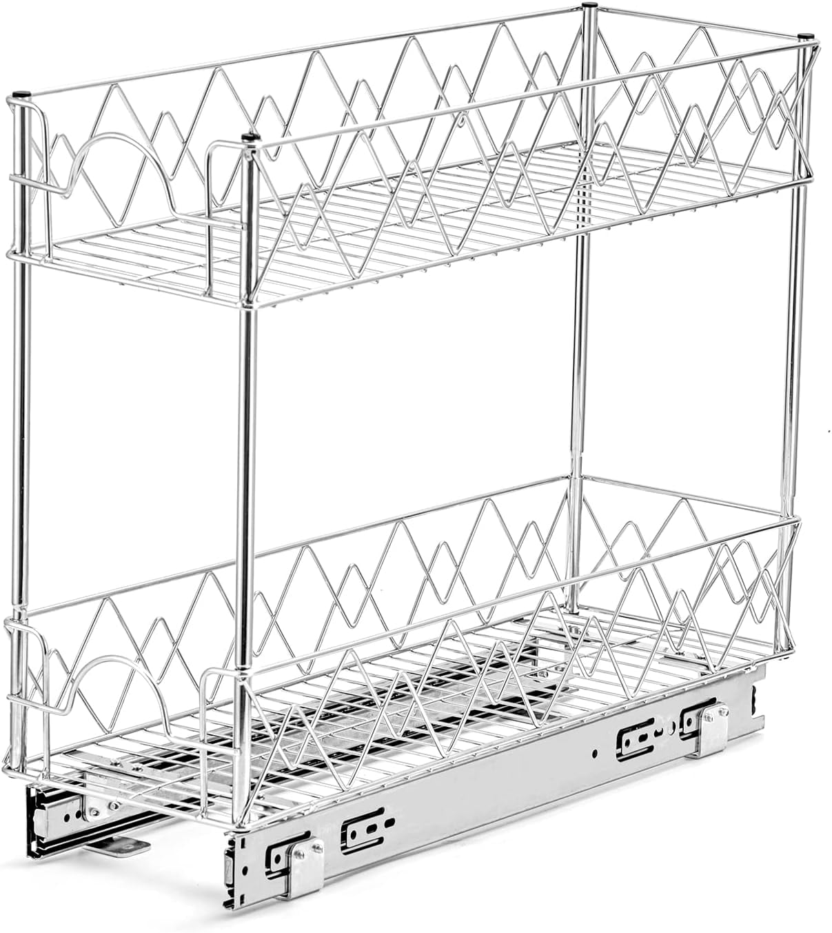MANXING Pull Out Organizer 7" W x 21" D, Narrow Kitchen