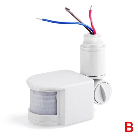 MANYUN 180° Motion Sensor Light for Wall, AC 85-265V, Indoor PIR Security Light, White