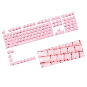 MAO Ergonomic Profile 119 Key Keycap Set In Frosted Jelly Finish With Side Printed Characters For Gaming Keyboards