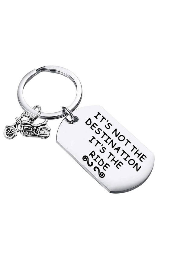 MAOFAED Biker Gift Motocycle Keychain Motorcycle Birthday Gift Stocking Stuffer Biker Chick Gift (Motocycle keychain)