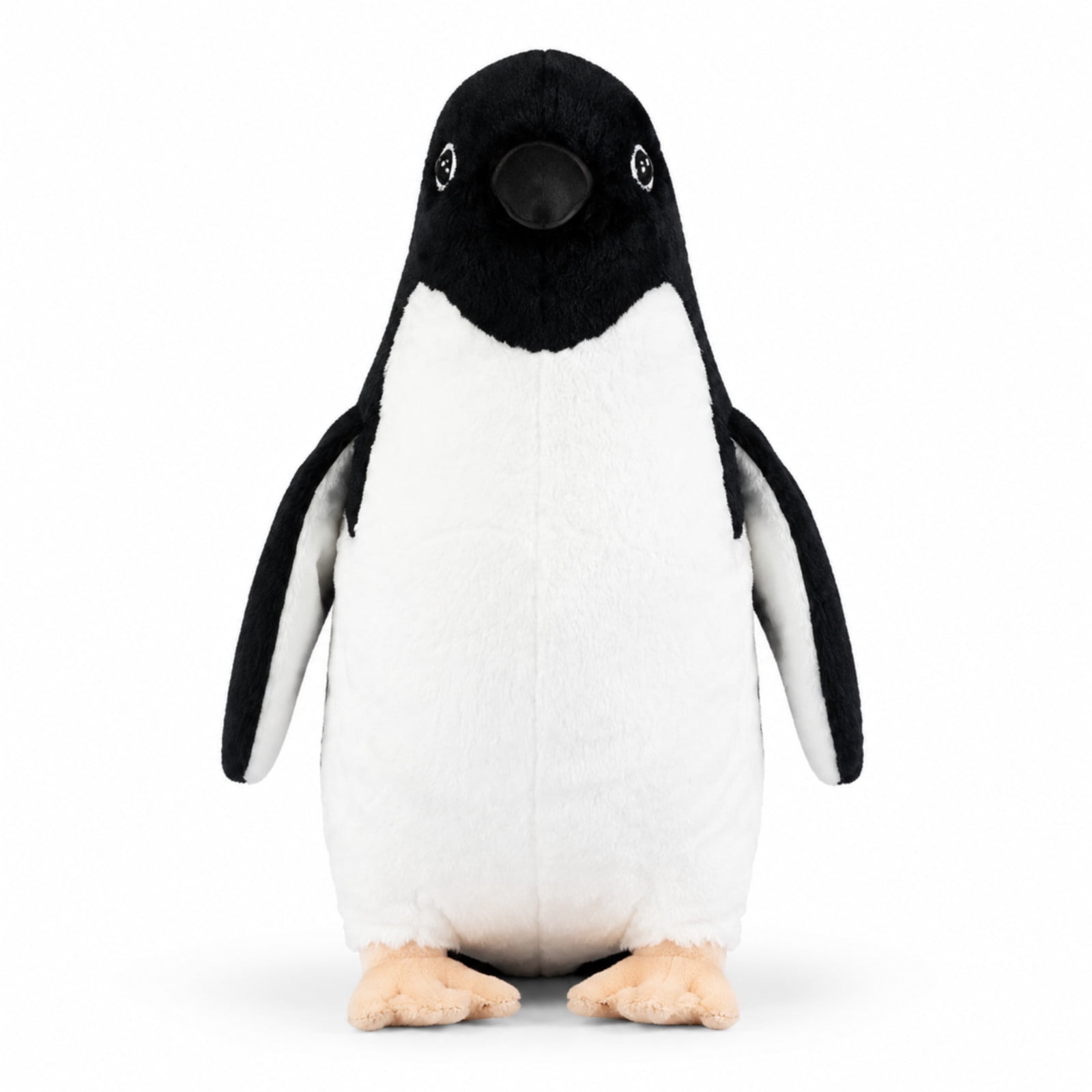 MAOWO Planet Realistic Adélie Penguin Plush Toy, Weighted Base Stuffed Marine Bird with Upright Standing Posture, 30 cm / 12 in