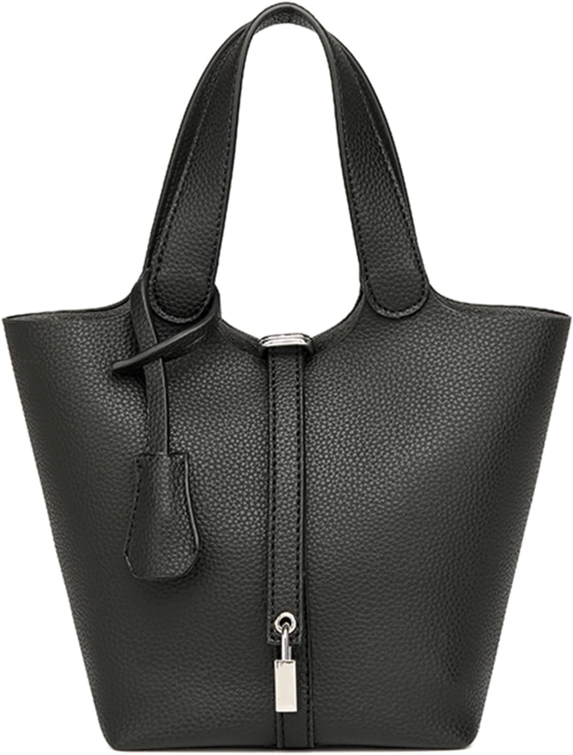 KEEPOP Women's Large Tote Handbag – PU Leather Bucket Purse With Removable Strap, Designer Hobo Bag