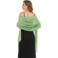 thumbnail image 1 of MAOYA Shawls and Wraps for Evening Dresses Sheer Chiffon Women Elegant Soft Silky Wraps Wedding Bridal Scarf, 1 of 6