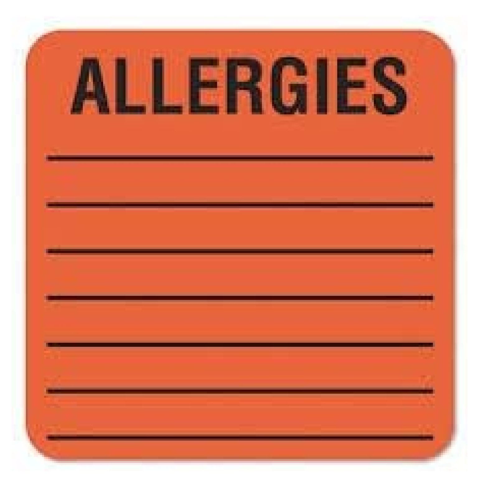 MAP3220 Allergies FL RED 2 quot - MAP3220 Allergies FL RED 2 X 2 ROLL Of 250 Medical Alert Labels MAP3220 4728fefc A0ba 441e Af2c 987c4753920e.a1f746b44b8527e0f8f9f1da5795bd3f 