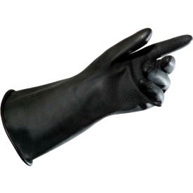 Mapa Gloves B2248214 651 Butoflex Chemical Resistant Butyl Gloves - 20 Mil - 14 in. - Size 7 - 651317 - Black