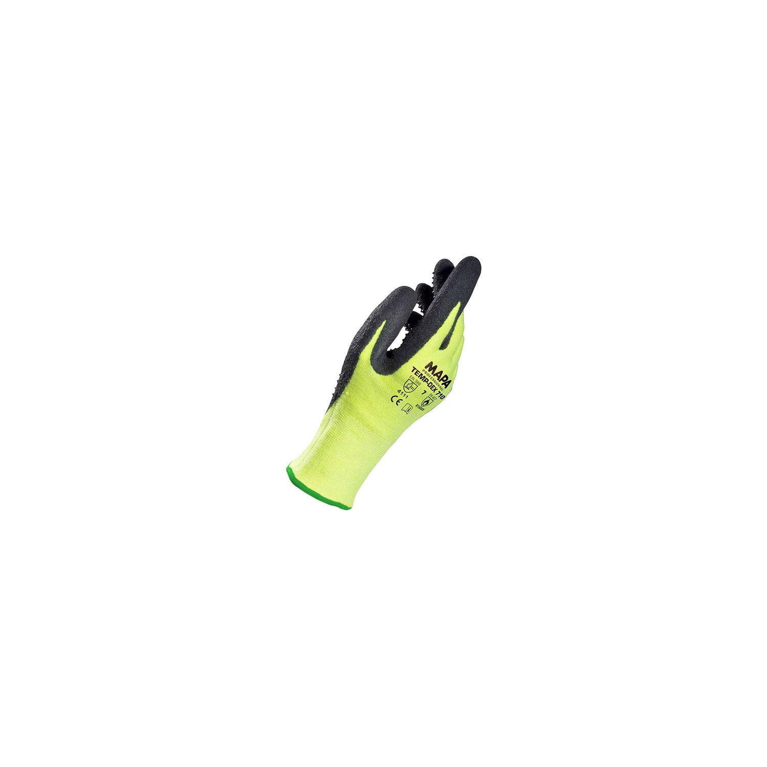 Mapa 710 MAPA Temp-Dex 710, Nitrile Palm Coated Thermal Gloves w/ Dots, Light ...
