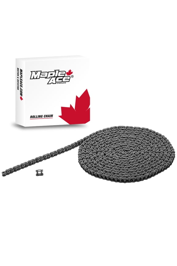 25H Heavy Duty Roller Chain 10 Feet plus Connecting Master Link
