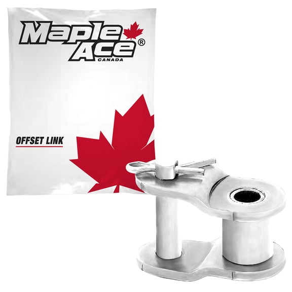 MAPLE ACE #35 SS Offset Half Link for Stainless Steel Roller Chain Single Strand