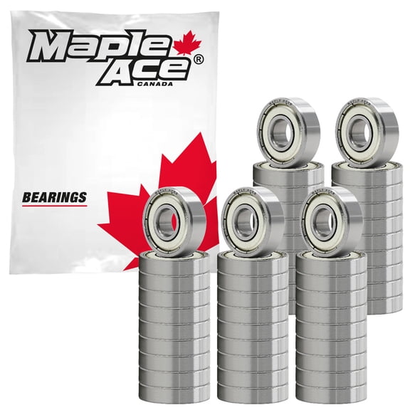 MAPLE ACE 608-ZZ Ball Bearing Supreme Metal Shielded 8x22x7 mm, 608 ZZ