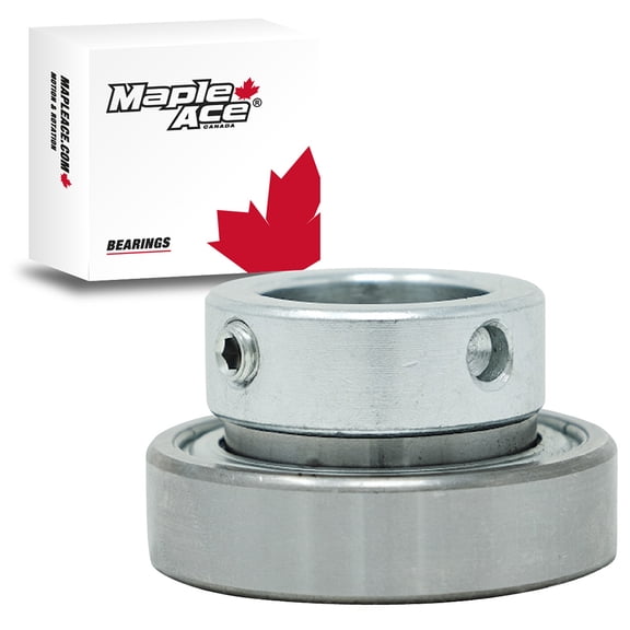 MAPLE ACE CSA205-16 Insert Bearing 1" Bore, Cylindrical OD with Eccentric Locking Collar