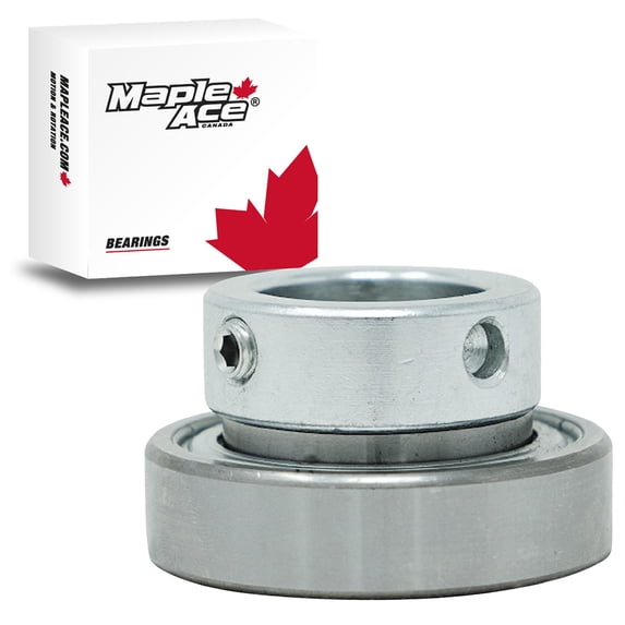 MAPLE ACE CSA207-23 Insert Bearing 1-7/16" Bore, Cylindrical OD with Eccentric Locking Collar