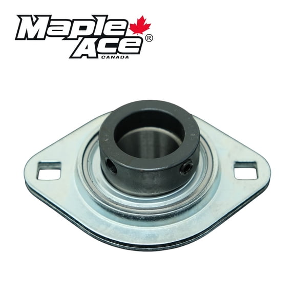 MAPLE ACE SAPFL205-14 Pressed Steel Housing Oval Flanged 2-Bolt with Insert Bearing 7/8" SA205-14