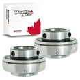thumbnail image 1 of MAPLE ACE UC206-20 Go-Kart Racing Axle Bearing 1-1/4" Bore, Spherical OD with Set Screws and Lubrication Hole (Qty 2), 1 of 6