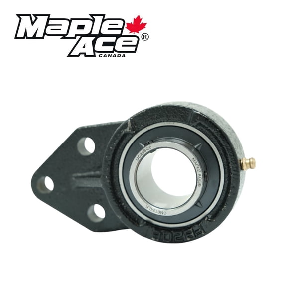MAPLE ACE UCFB202-10 Flange Bracket Bearing 5/8" Bore, 3-Bolt Self-Aligning