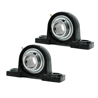 MAPLE ACE UC208 Insert Bearing - 40mm Bore Spherical OD With Triple Lip Seal & Set Screws