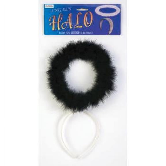 MARABOU HALO-BLACK