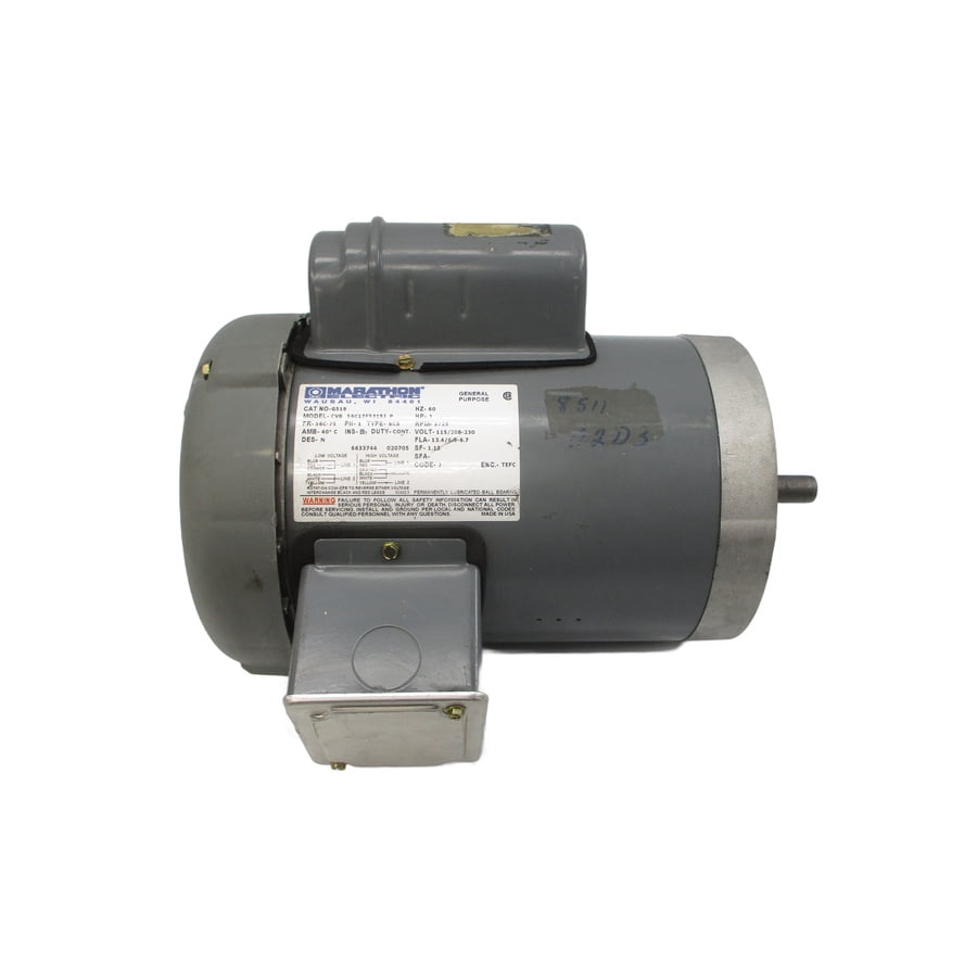 MARATHON ELECTRIC G519 56C17F5315JP 115/208-230V 13.4/6.8-6.7A NSNP