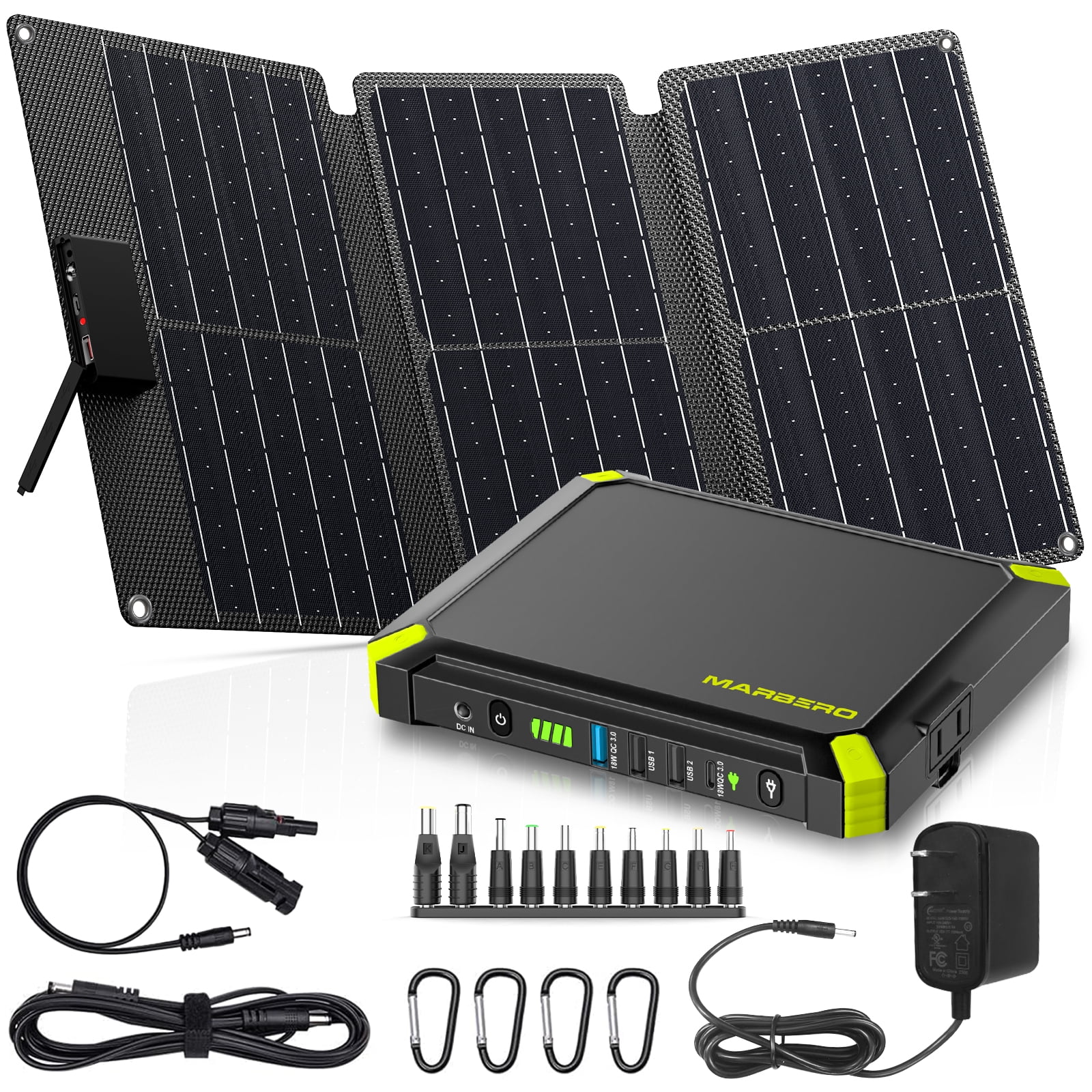 MARBERO Solar Generator With Panels Included 88.8Wh Solar Powered ...