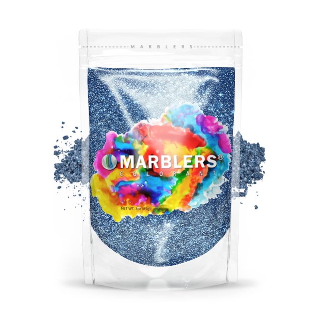 MARBLERS Blue Mica Powder Colorant [Blue Jay Pearl] 3oz (85g