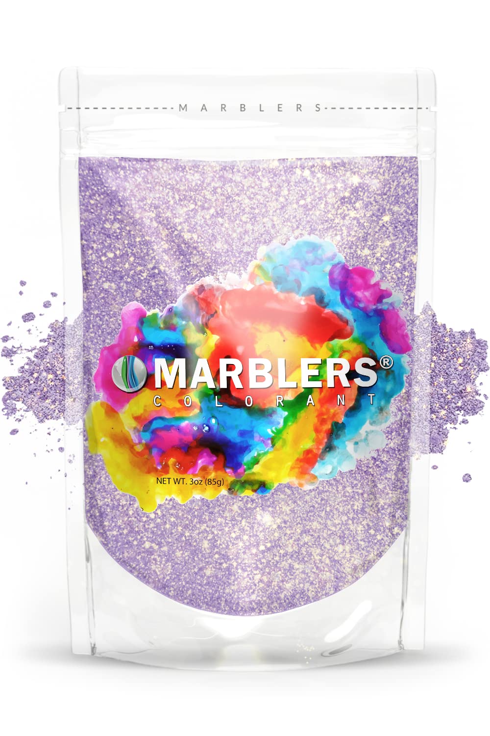 MARBLERS Mica Powder Colorant [Wisteria Pearl] 3oz (85g) Cosmetic