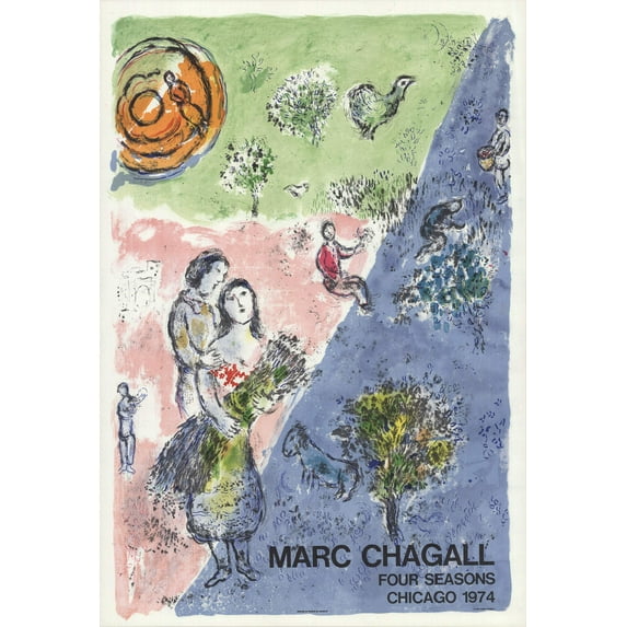 MARC CHAGALL The Four Seasons, 1974
