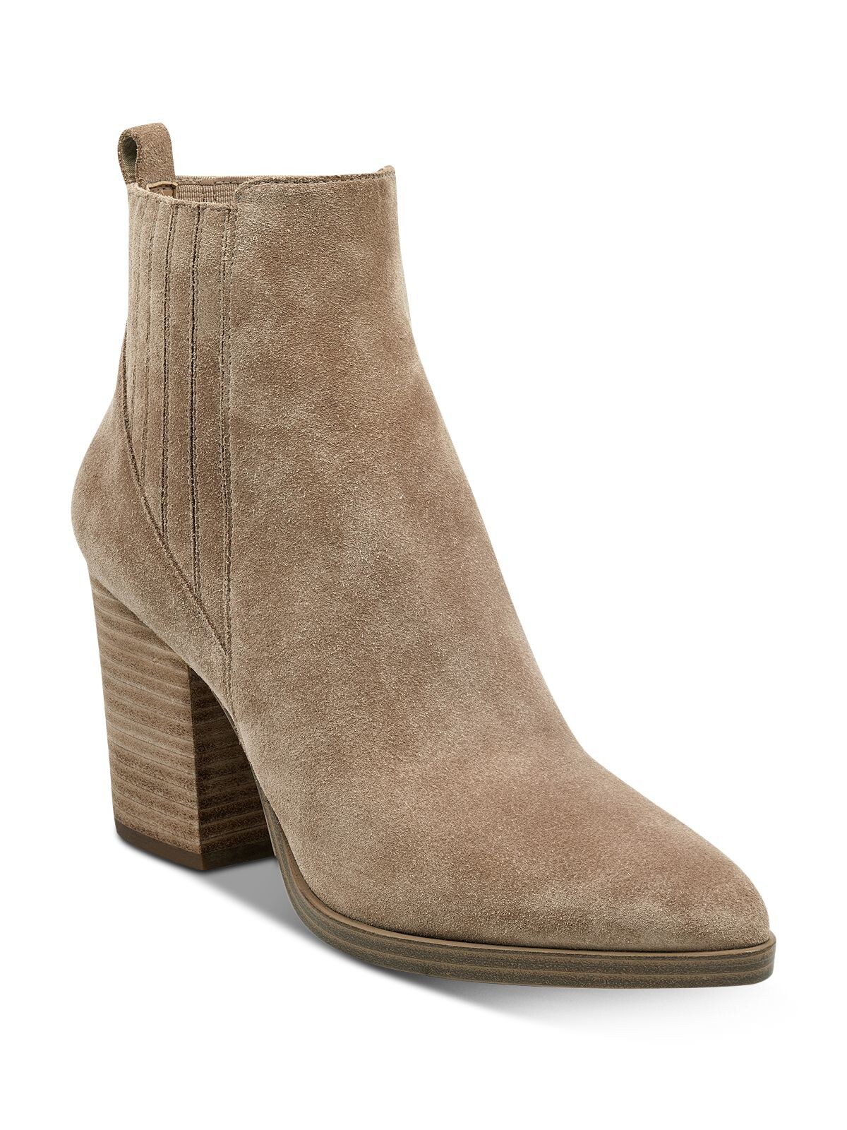 Marc fisher grey suede booties hotsell